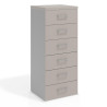 armario de oficina gris coco colors 6 cajones 6 cajones 1