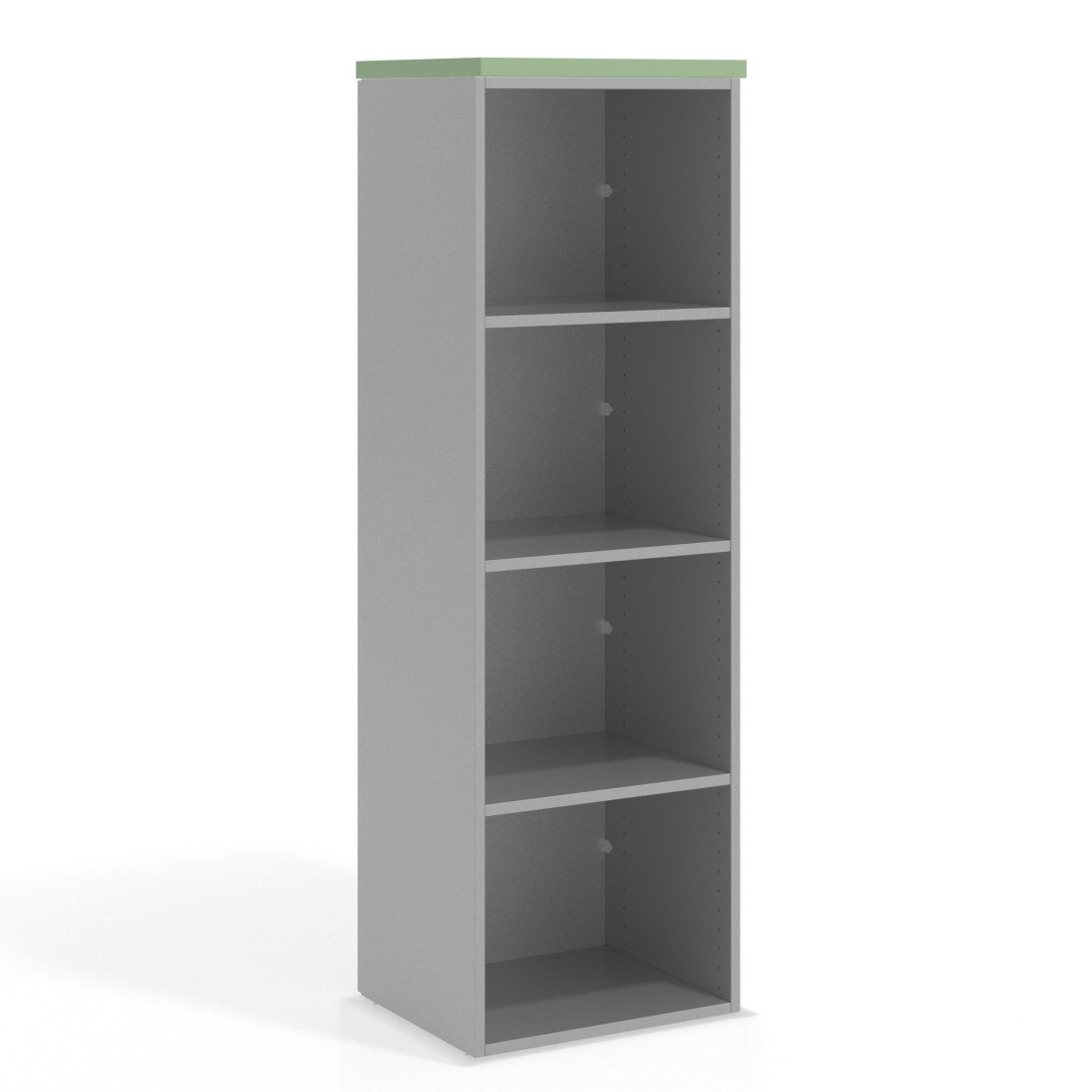 estanteria y libreria de oficina verde talco colors estanteria sin puertas 1