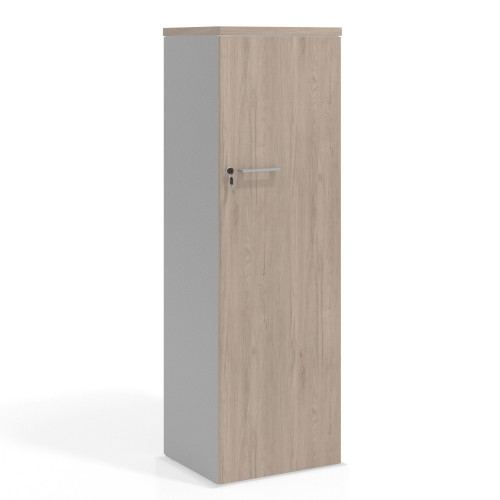 Armario de oficina Colors con puerta alta, medida 155x50 - SAHARA