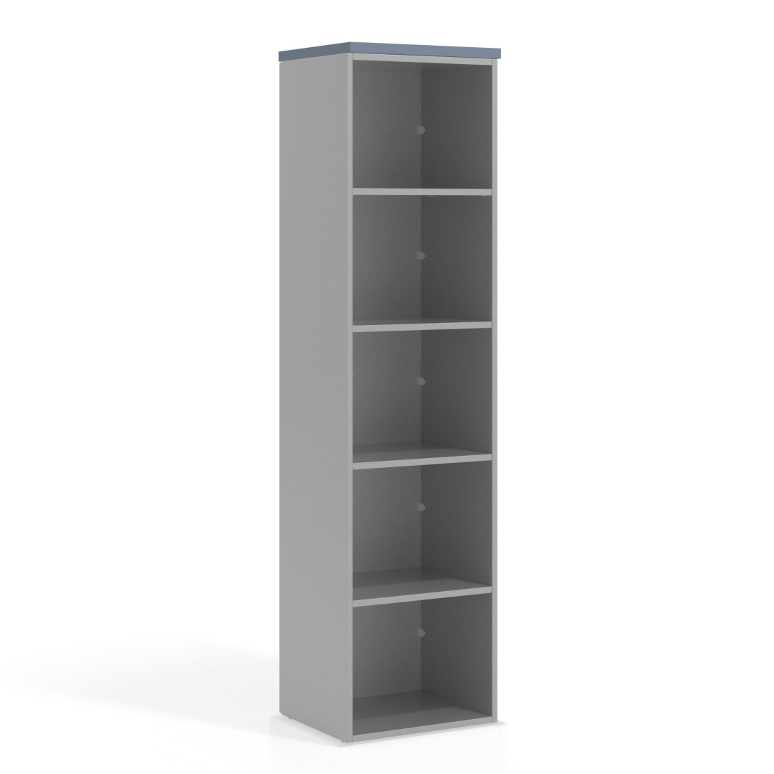 estanteria y libreria de oficina azul talco colors estanteria sin puertas 1