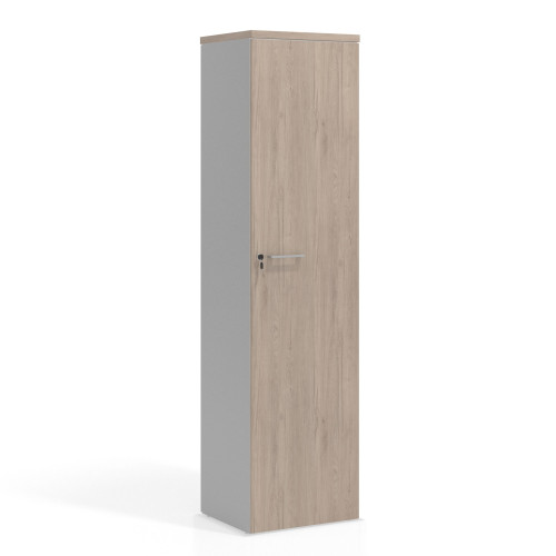 Armario de oficina Colors con puerta alta, medida 193x50 - SAHARA