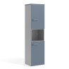 armario de oficina azul talco colors doble puerta puerta 2h 2h 1
