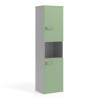 armario de oficina verde talco colors doble puerta puerta 2h 2h 1