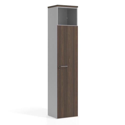 Armario de oficina Colors con puerta+ repisa, medida 236x50 - MISTRAL