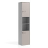 armario de oficina gris coco colors doble puerta puerta 2h 2h 1