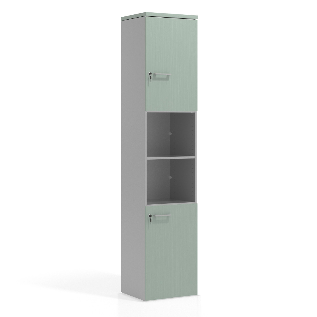 armario de oficina iris colors doble puerta puerta 2h 2h 1