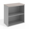 estanteria y libreria de oficina gris coco colors estanteria armario 2h 80 sin puertas 1
