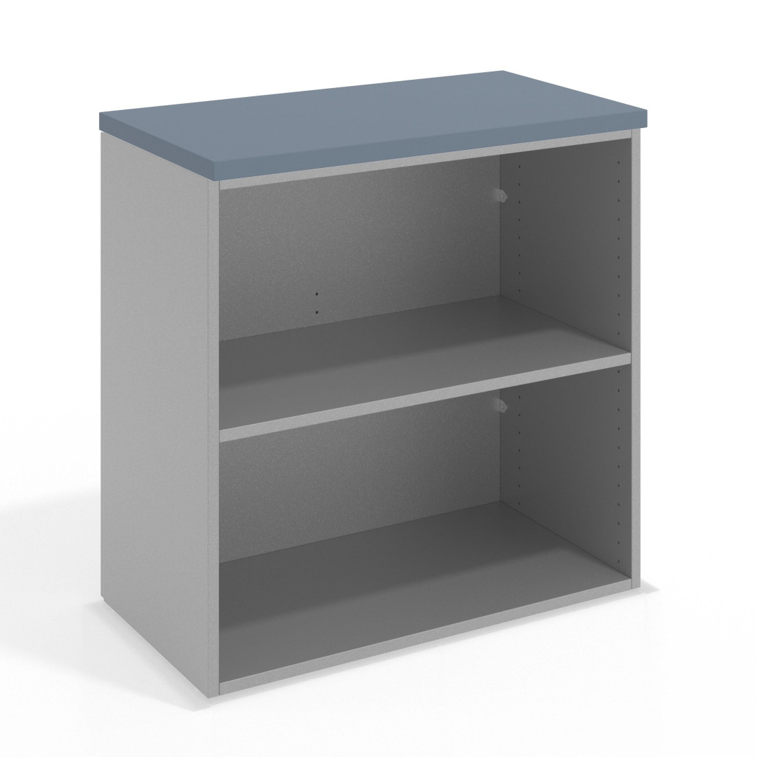 estanteria y libreria de oficina azul talco colors estanteria armario 2h 80 sin puertas 1