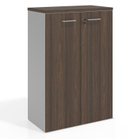 Armario de oficina Colors con puerta cerradura, medida 116x80 - MISTRAL