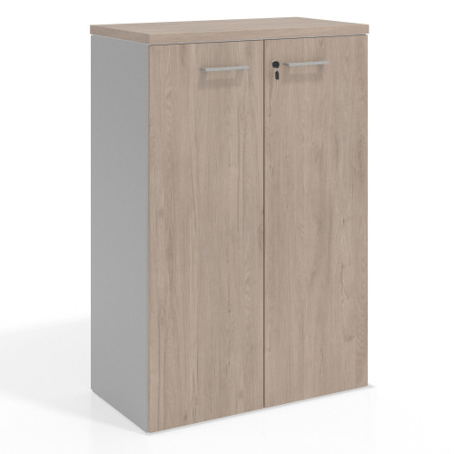 Armario de oficina Colors con puerta cerradura, medida 116x80 - SAHARA