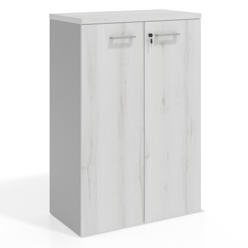 Armario de oficina Colors con puerta cerradura, medida 116x80 - ALBO