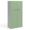 armario de oficina verde talco colors puerta alta puertas 4h 1