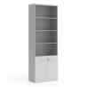 armario de oficina blanco mate colors puerta 2 alturas puertas 2h 1