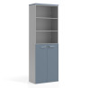 armario de oficina azul talco colors puerta 3 alturas puertas 3h 1