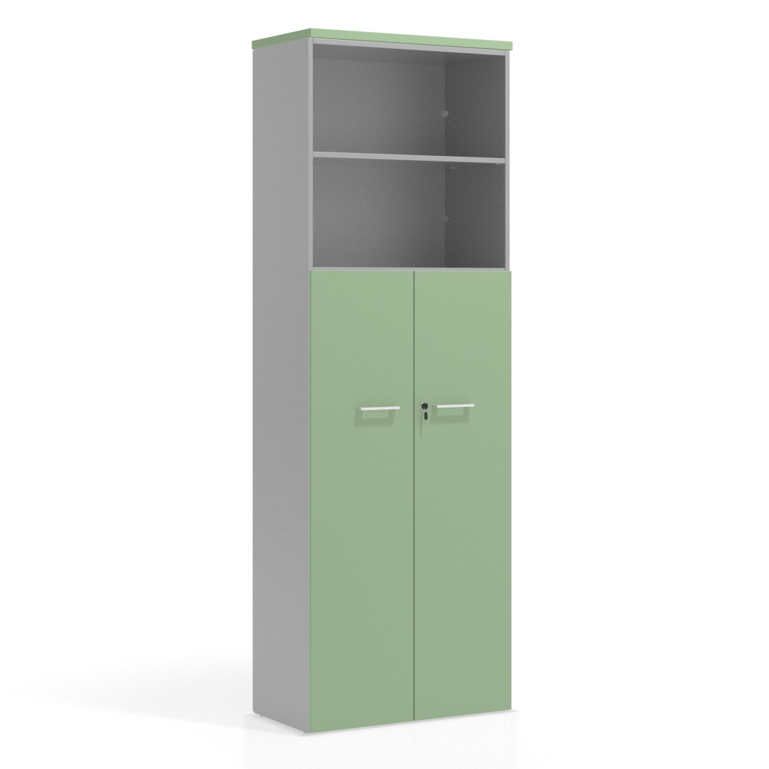 armario de oficina verde talco colors puerta 4 alturas puertas 4h 1