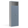 armario de oficina azul talco colors puerta 5 alturas puertas 5h 1
