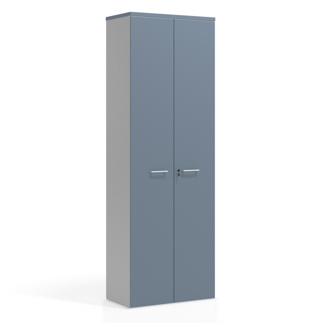 armario de oficina azul talco colors puerta 6 alturas puertas 6h 1
