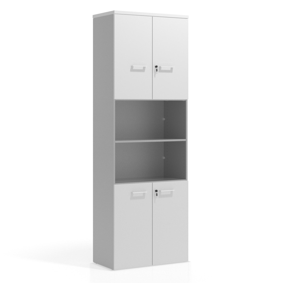 armario de oficina blanco mate colors puerta baja puerta baja puertas 2h 2h 1