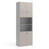 armario de oficina gris coco colors puerta baja puerta baja puertas 2h 2h 1