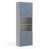 armario de oficina azul talco colors puerta baja puerta baja puertas 2h 2h 1