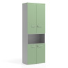 armario de oficina verde talco colors puerta baja puerta mediana puertas 2h 3h 1