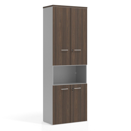 Armario de oficina Colors con doble puerta, medida 236x80 - MISTRAL