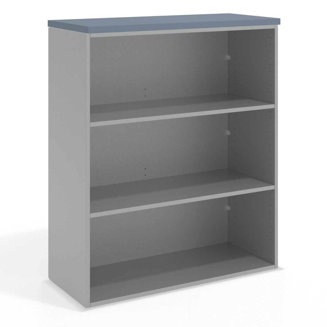 estanteria y libreria de oficina azul talco colors estanteria sin puertas 1