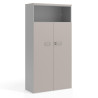 armario de oficina gris coco colors puerta 4 alturas puertas 4h 1