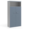 armario de oficina azul talco colors puerta 4 alturas puertas 4h 1