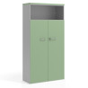 armario de oficina verde talco colors puerta 4 alturas puertas 4h 1