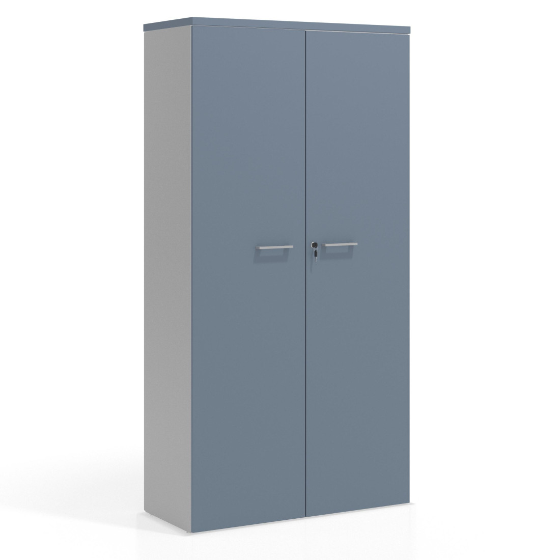 armario de oficina azul talco colors puerta 5 alturas puertas 5h 1