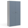 armario de oficina azul talco colors puerta 5 alturas puertas 5h 1
