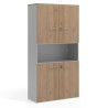 armario de oficina naturale colors doble puerta puertas 2h 2h 1