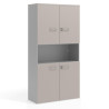 armario de oficina gris coco colors doble puerta puertas 2h 2h 1
