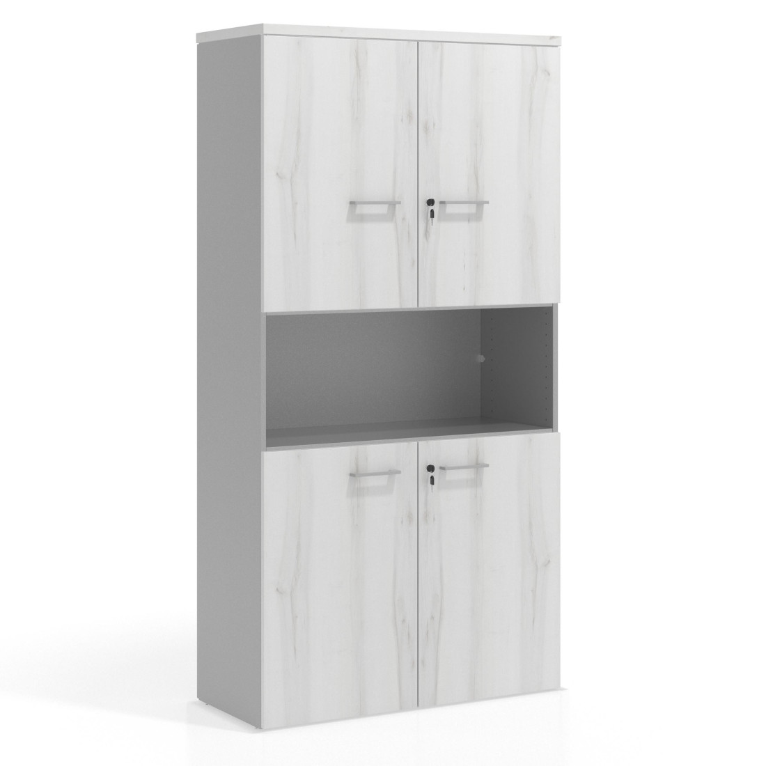 armario de oficina albo colors doble puerta puertas 2h 2h 1