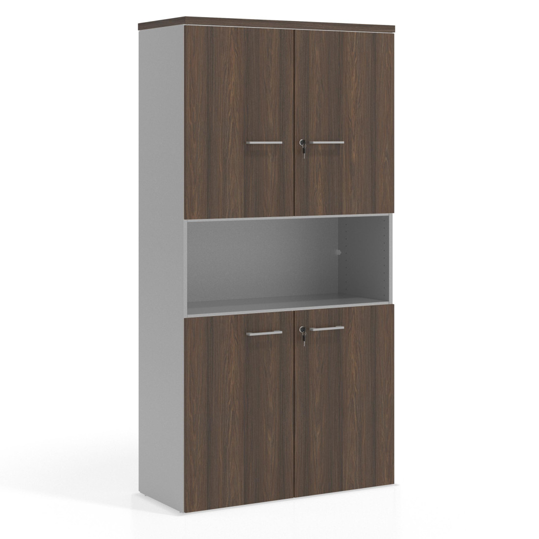 armario de oficina mistral colors doble puerta puertas 2h 2h 1