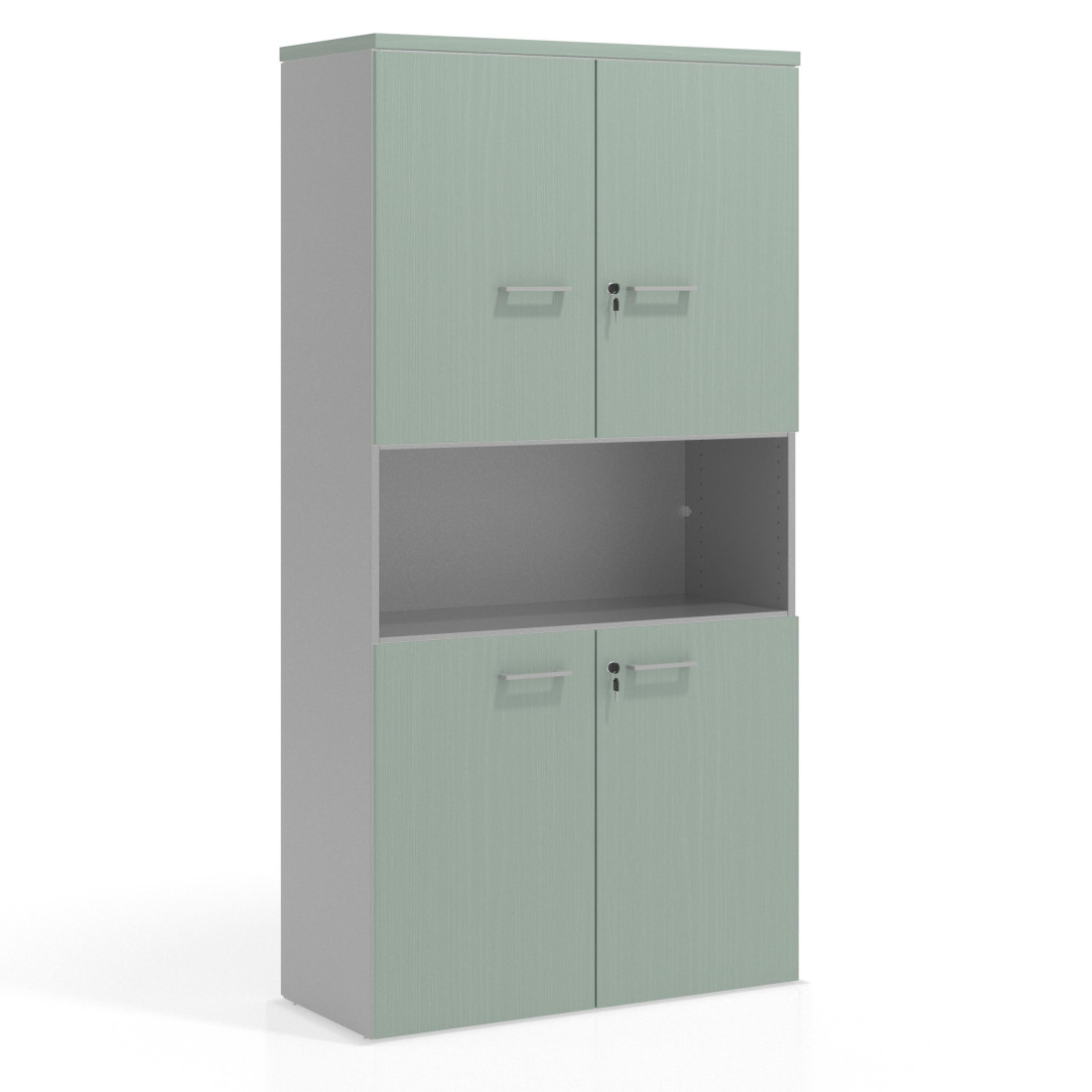 armario de oficina iris colors doble puerta puertas 2h 2h 1