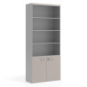 armario de oficina gris coco colors puerta baja puertas 2h 1