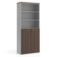 Armario de oficina Colors con puerta mediana, medida 236x100cm - MISTRAL
