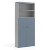 armario de oficina azul talco colors puerta 4 alturas puertas 4h 1
