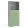 armario de oficina verde talco colors puerta 4 alturas puertas 4h 1