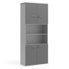 armario de oficina gris tormenta colors puerta baja puerta baja puertas 2h 2h 1