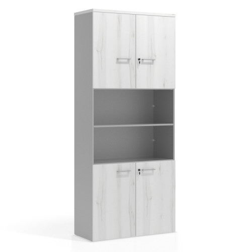Armario de oficina Colors con doble puerta pequeña, medida 236x100 - ALBO