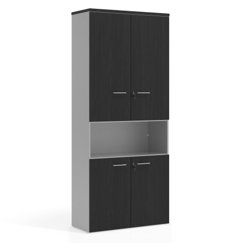 Armario de oficina Colors con doble puerta, medida 236x100 - BOCAMINA