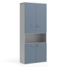 armario de oficina azul talco colors puerta baja puerta mediana puertas 2h3h 1