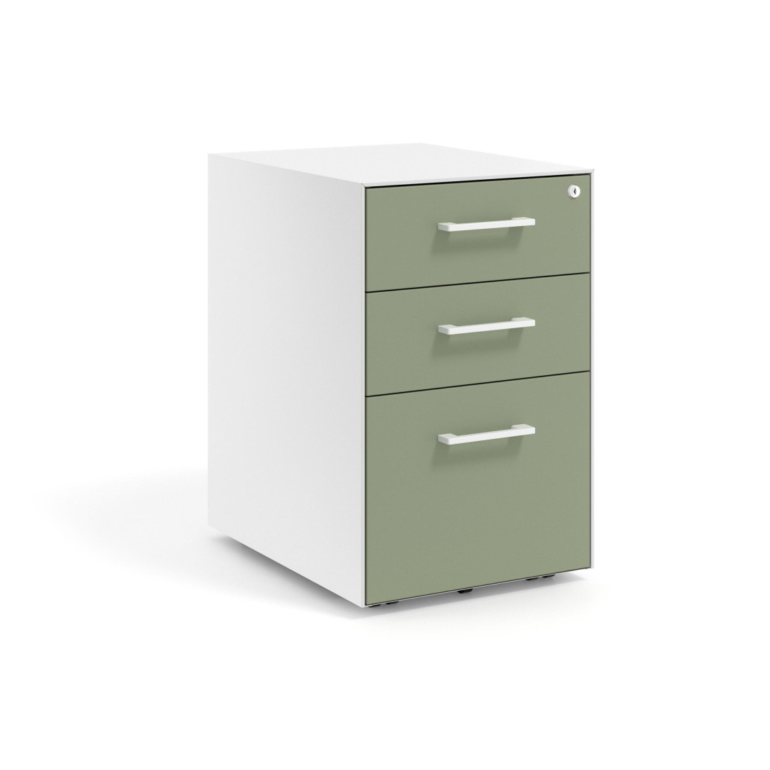 cajonera de escritorio sauce strong 2 cajones archivo blanco 1