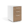 cajonera de escritorio rayado natural strong 2 cajones archivo blanco 1