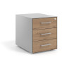 cajonera de escritorio naturale strong 3 cajones aluminio 1