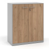 armario de oficina 109x92 naturale strong puertas de melamina aluminio 1