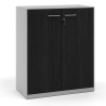 armario de oficina 109x92 bocamina strong puertas de melamina aluminio 1